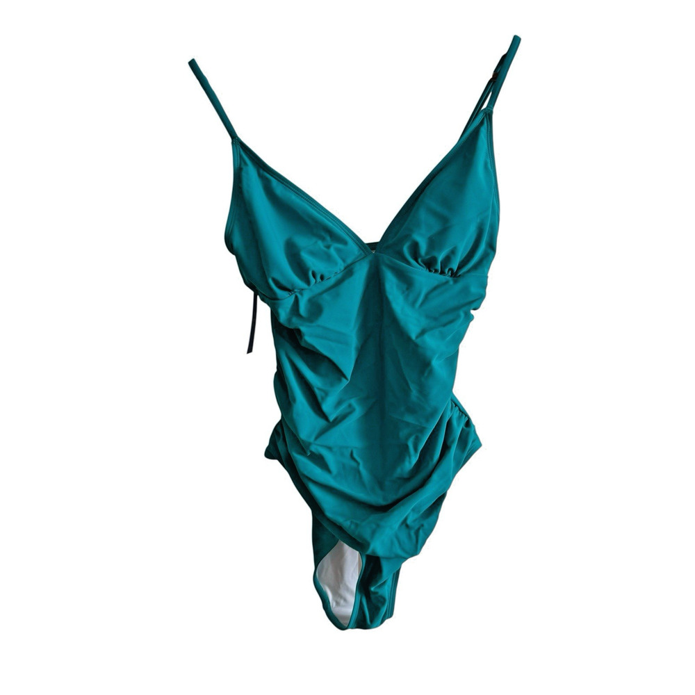 Cupshe Size Medium Teal One Piece Swimsuit NWT